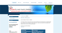Desktop Screenshot of dr-mathers.de